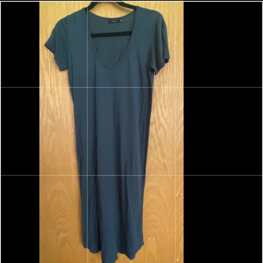Aritzia Talula Midi Shirt Dress Blue XXS / XS
